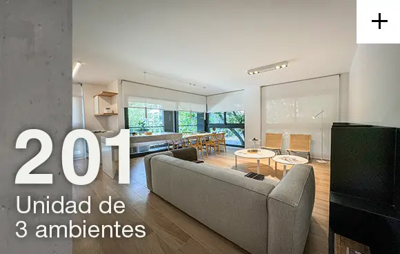 Edificio Bold Hormigaz - Unidad modelo 201 3 Ambientes
